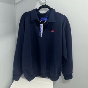 polo sweater brand NOCTURNAL sz L from boxy